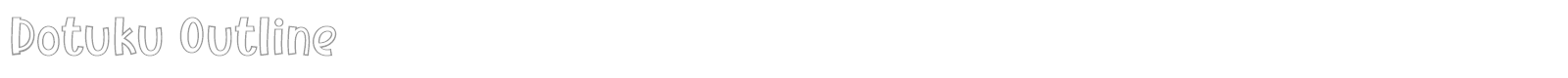 Dotuku font preview